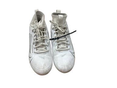 Used Nike Adult FB Cleats White Senior 9.5 11846-S000100096