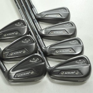 Callaway Apex Ai300 Black Shadow 5-PW,AW Iron Set Stiff KBS $Taper Steel #210929