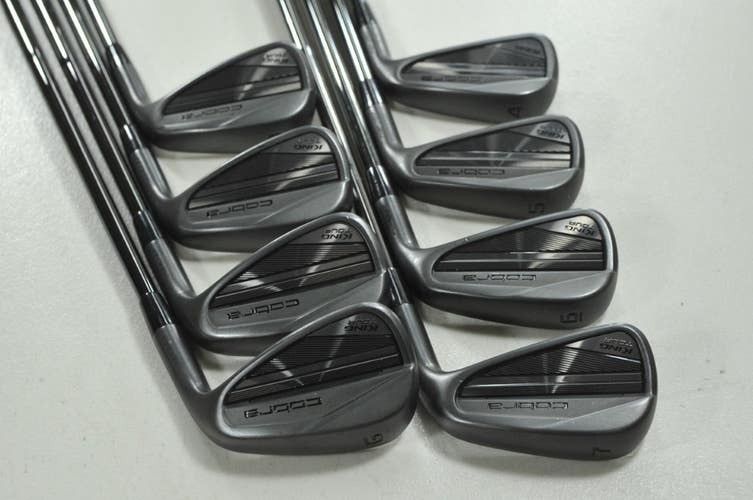 Cobra King Tour Black 2025 4-PW,GW Iron Set Stiff RH KBS $-Taper Steel  # 210908