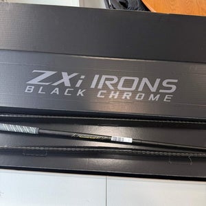 Srixon ZXi5 Black Chrome Iron Set 5-PW, AW Tour Issue S400 Stiff Flex STD NEW