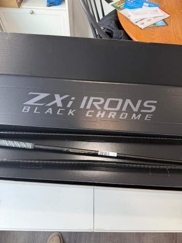 Srixon ZXi5 Black Chrome Iron Set 5-PW, AW Tour Issue S400 Stiff Flex STD NEW