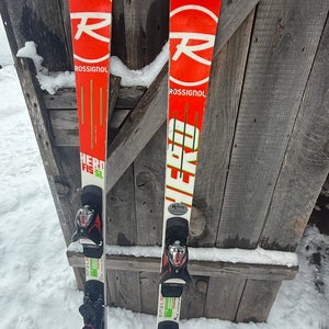 Rossignol Hero SL FIS 157 cm Skis with brand new Look bindings