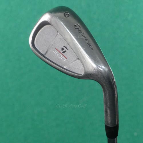 TaylorMade 200 Steel Single 9 Iron Factory S-90 Steel Stiff