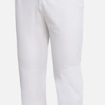 Adidas Men's Large White Icon Pro Open Hem Baseball Game Pants (New)