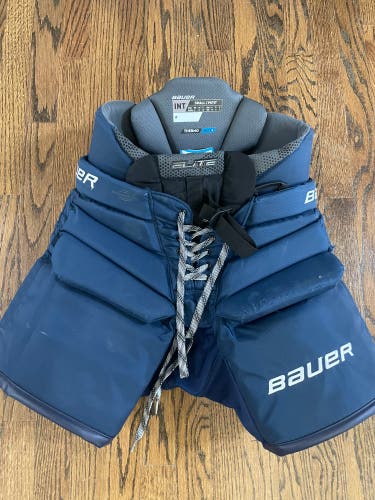 Intermediate Small Bauer Elite Hockey Goalie Pants (Used)