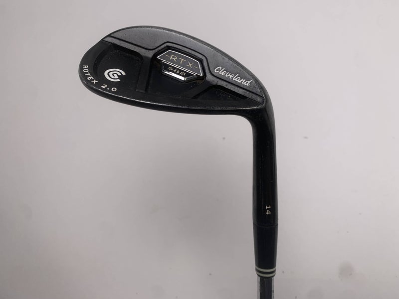 Cleveland 588 RTX 2.0 CB Black Satin Sand Wedge SW 56* 14 DG S300 Stiff RH