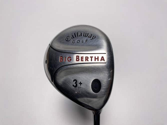 Callaway Big Bertha 2004 3+ Fairway Wood 13* RCH 75w Firm Graphite Mens RH