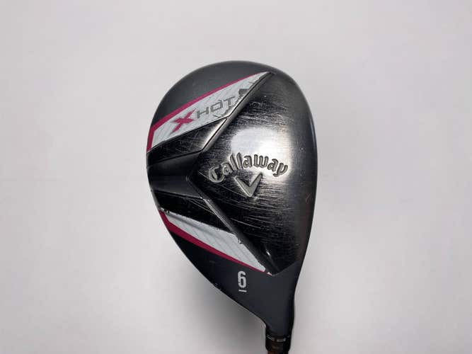 Callaway X Hot 2013 6 Hybrid 28* 60g Senior Graphite Mens RH Oversize Grip