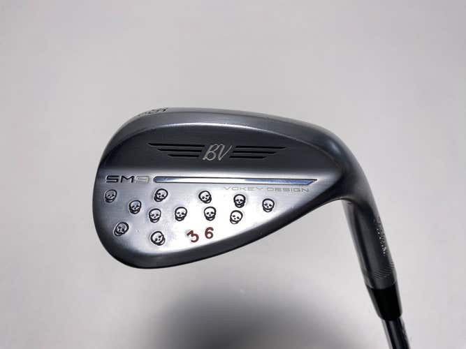 Titleist Vokey SM9 Tour Chrome Wedge 56* 10 Bounce S-Grind Wedge Steel Mens RH