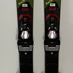 Kid's 2025 Volkl 122cm  Racetiger SL Demo Skis With Marker Comp 8 Bindings (Used) (SY2708)