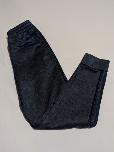Adidas Heather Navy Blue Medium Boys Joggers (Used)