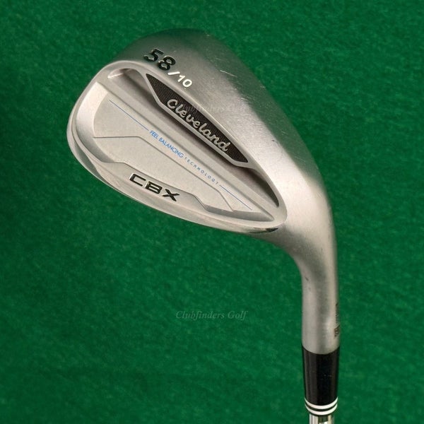 Cleveland CBX 58-10 58 Lob Wedge Dynamic Gold 115 Steel Wedge Flex