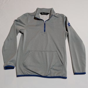 Under Armour Gray Medium Boys 1/4 Zip Pullover (Used)