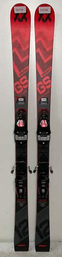 Kid's 2025 Volkl 130cm Racetiger GS Jr Demo Skis With Marker Race 10 Bindings (Used)(SY2713)