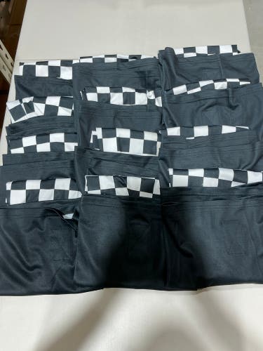 Kansas City Mavericks Team Set Edge Style Socks Checkered Pattern 28375