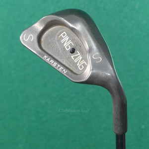 Ping Zing Stainless Black Dot SW Sand Wedge Karsten KT-M Steel Stiff