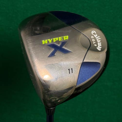 LH Callaway Hyper X 11 Driver Factory Fujikura Fit-On X Graphite Regular w/ HC