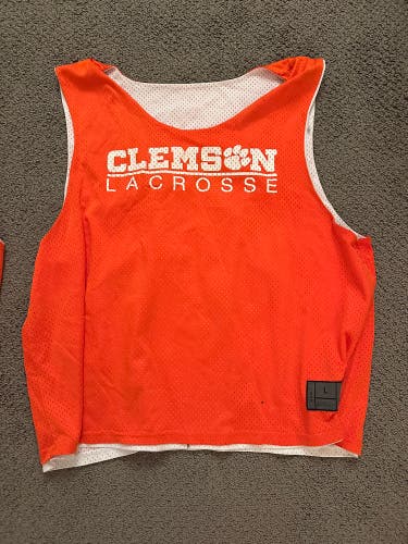 Clemson Lacrosse Reversible Orange/White Practice Jersey (Used)