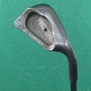 Ping Zing Stainless Black Dot Single 8 Iron Karsten KT-M Steel Stiff