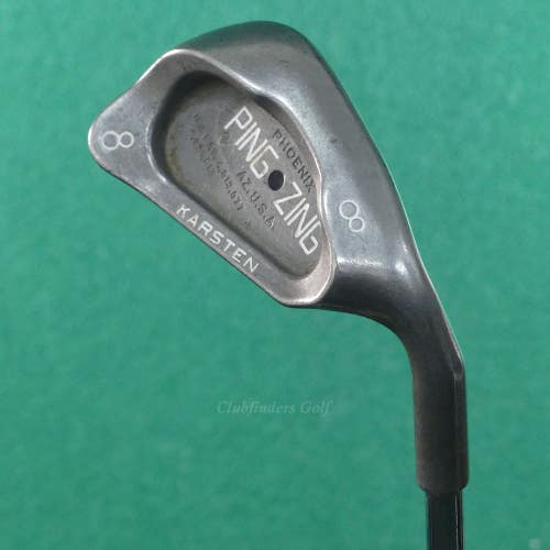 Ping Zing Stainless Black Dot Single 8 Iron Karsten KT-M Steel Stiff