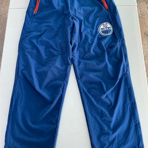 Edmonton Oilers Fanatics Blue Track Pants Medium (New) 1358 A R7 S3 L2