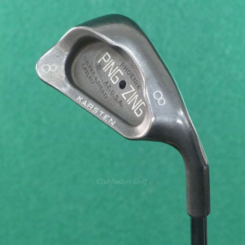 Ping Zing Stainless Black Dot Single 8 Iron Karsten JZ Steel Stiff