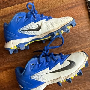Blue Kid's 11K (Little Kids) Youth Nike vapor Low Top Molded Cleats (Used)