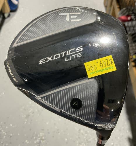 Tour Edge EXOTICS LITE 20 #5 Fairway Wood FUJIKURA VENTUS White 5-A Senior MRH