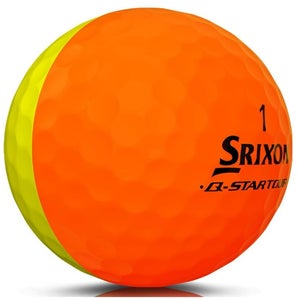 Srixon Q-Star Tour Divide Golf Balls (Brite Yellow/Orange, 3pk) 1 Sleeve 2024