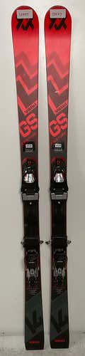 Kid's 2025 Volkl 137cm Racetiger GS Jr Demo Skis With Marker Comp 10 Bindings (Used) (SY2717)
