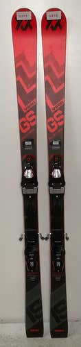 Kid's 2025 Volkl 144cm Racetiger GS Jr Demo Skis With Marker Comp 10 Bindings (Used) (SY2718)