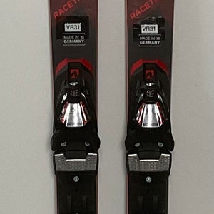 Kid's 2025 Volkl 144cm Racetiger GS Jr Demo Skis With Marker Comp 10 Bindings (Used)(SY2719)