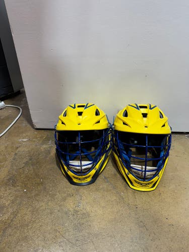 Two Cascade S Adult Helmets