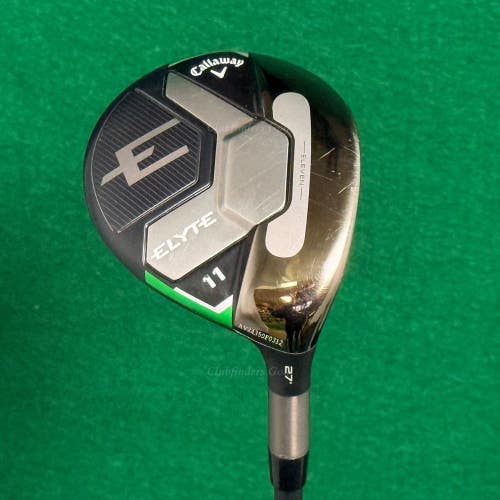 Callaway ELYTE 27 Fairway Wood 11 Mitsubishi Vanquish 5 R2 Seniors w/ HC