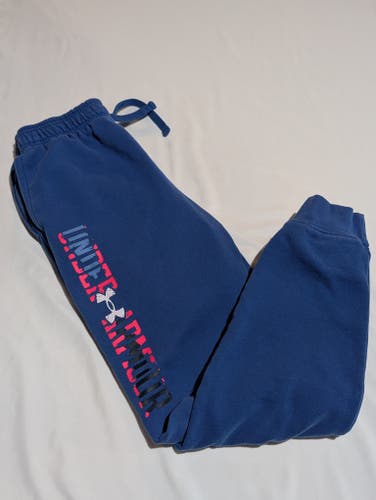 Under Armour Blue XL Boys Sweatpants (Used)