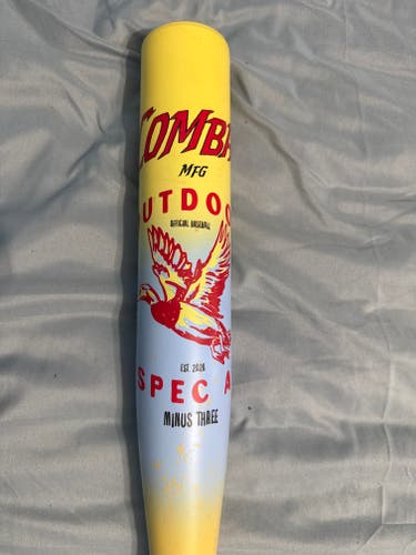 2026 Combat MFG Spec A1 Alloy BBCOR Certified Bat 30 oz 33" (Used)