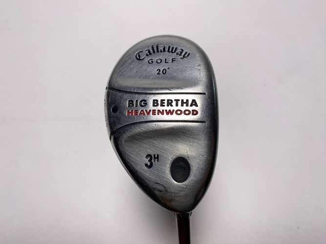 Callaway Big Bertha Heavenwood 3 Hybrid 20* RCH 75w Regular Graphite Mens RH