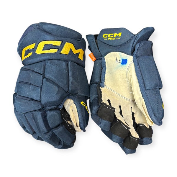 CCM JetSpeed FT1 Gloves 14" Pro Stock - St. Louis Blues (Used)