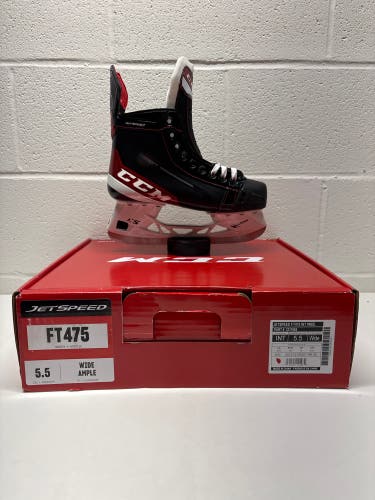 2021 CCM JetSpeed FT475 Hockey Skates Extra Wide Width Size 5.5 (New)