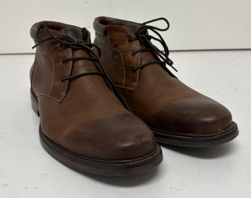 Merrell Realm Brown Leather Chukka Boots US Men display picture 1