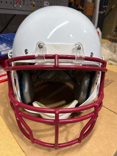 USED SCHUTT XP PRO VTD ADULT FOOTBALL HELMET - XL - WHITE -REJECT