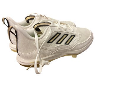 Used Adidas PURE HUSTLE BB/SB Cleats White Youth 08.0 11846-S000095711