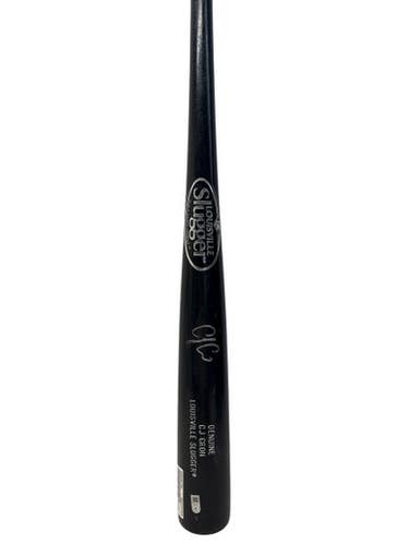 Used Louisville Slugger CJ CRON SLUGGER MAPLE BB/SB Wood Bat Black 34" 11835-S000203768