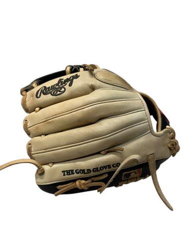 Used Rawlings PRONP5-MM13 BB/SB Glove RH Throw Black And Natural 11 3/4" 11835-S000202341