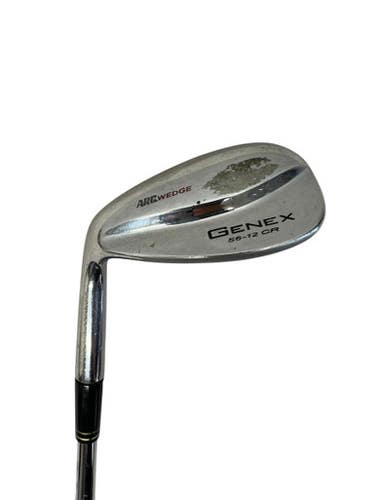 Used ARC WEDGE GENEX 56-12 CR Golf Wedge Mens LH Silver 56 Degree 11835-S000202736