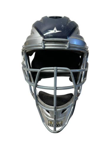 Used All Star MVP4000 Catchers Helmet w/Mask Navy Blue M/L 11835-S000202850