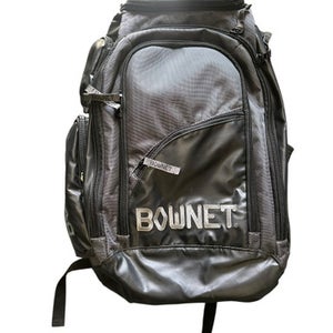 Used Bownet COACHES BACKPACK BB/SB Player Carry Bag Black 11835-C000204404