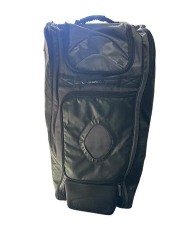 Used Bownet COMMANDER WHL BAG BB/SB Player Wheeled Bag Black And Grey 11835-C000204405