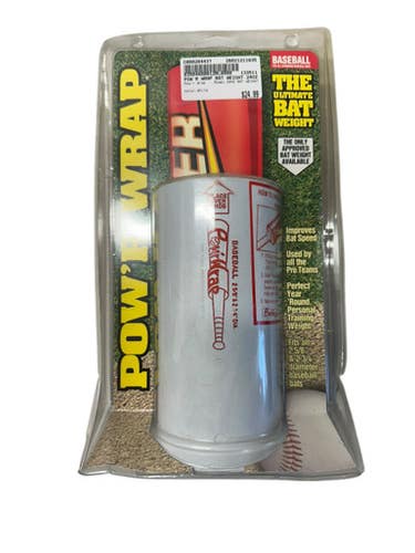 Used Pow'r Wrap 24OZ BAT WEIGHT BB/SB Training Aid White 11835-C000204437