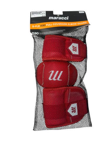 Used Marucci D-FLX FULL COVERAGE ELBOW BB/SB Elbow Protector Red 11835-S000203152